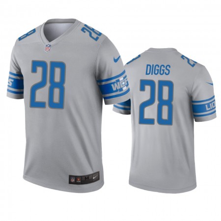 Camiseta Hombre NFL Detroit Lions Quandre Diggs 28 Gris Inverted Legend Camiseta Hombre NFL Detroit Lions Quandre Diggs 28 Gris Inverted Legend